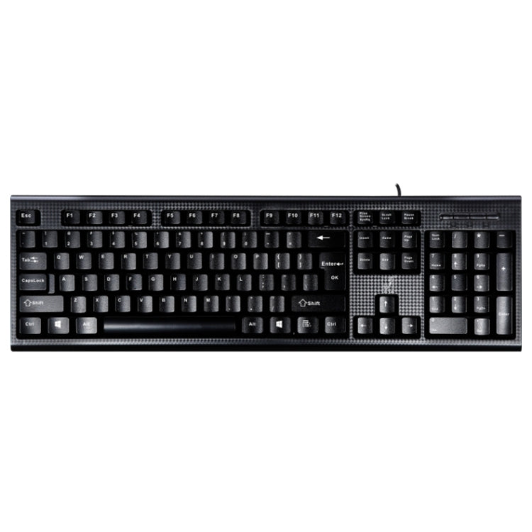 Tastiera USB cablata ZGB Q9 a 104 tasti per ufficio e gaming - immagine 2