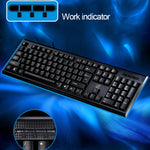 Tastiera USB cablata ZGB Q9 a 104 tasti per ufficio e gaming - immagine 5
