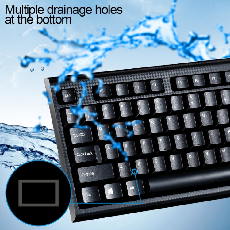 Tastiera USB cablata ZGB Q9 a 104 tasti per ufficio e gaming - immagine 7