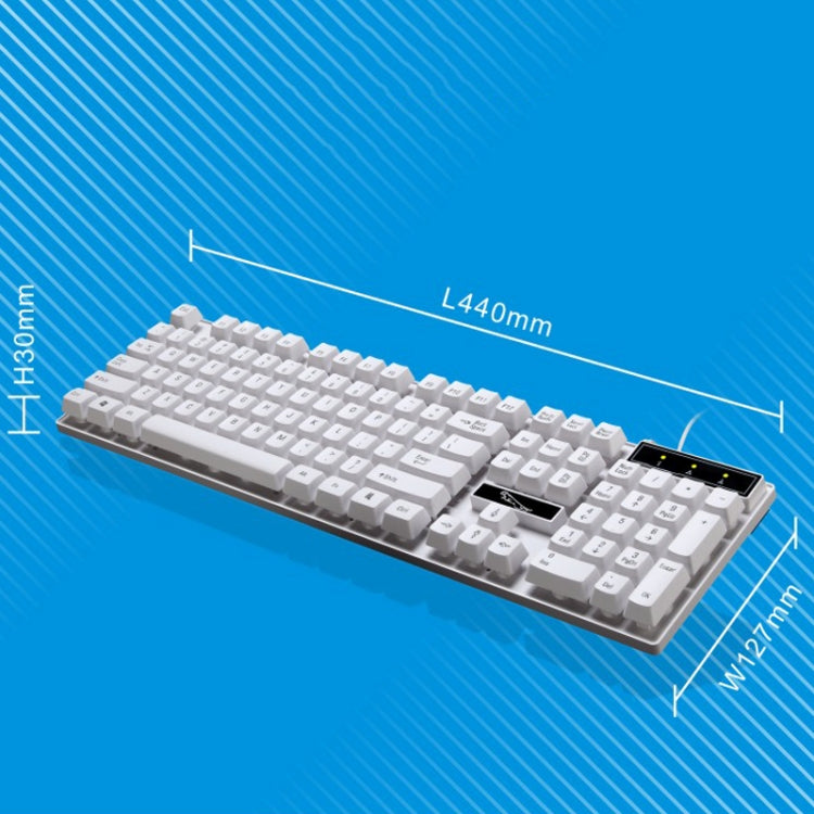 Tastiera USB cablata 104 tasti per PC, laptop e smart TV - immagine 9