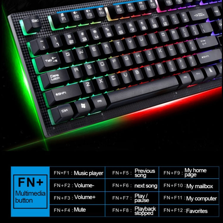 Tastiera meccanica cablata ZGB G20 con mouse ottico 1600 DPI - immagine 9
