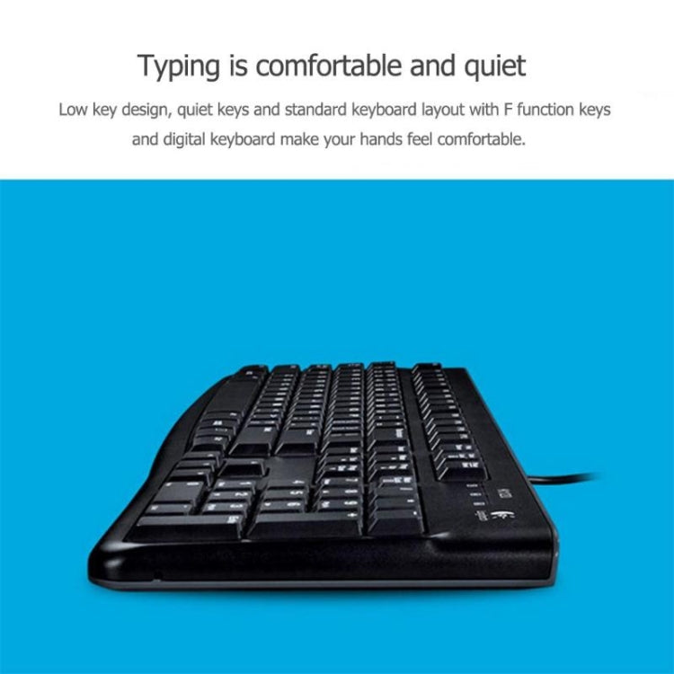 Tastiera cablata Logitech K120 USB antispruzzo