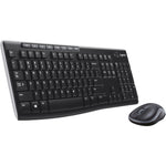 Set tastiera e mouse wireless Logitech MK270 2,4 GHz