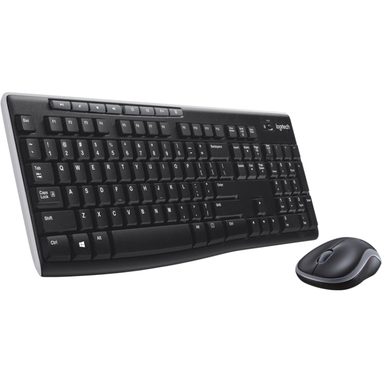 Set tastiera e mouse wireless Logitech MK270 2,4 GHz