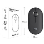 Mouse wireless Logitech Pebble Bluetooth, 3 tasti e 1000 DPI - immagine 5
