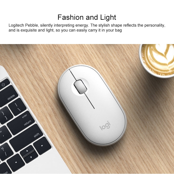Mouse wireless Logitech Pebble Bluetooth, 3 tasti e 1000 DPI - immagine 8