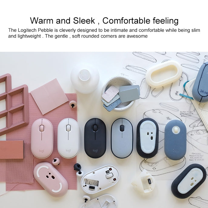 Mouse wireless Logitech Pebble Bluetooth, 3 tasti e 1000 DPI - immagine 9