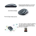 Mouse wireless Logitech M185 2,4 GHz 1000 DPI 3 tasti