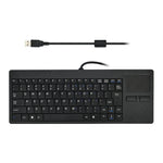 Tastiera cablata ultrasottile con touchpad a 82 tasti