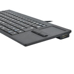 Tastiera cablata ultrasottile con touchpad a 82 tasti