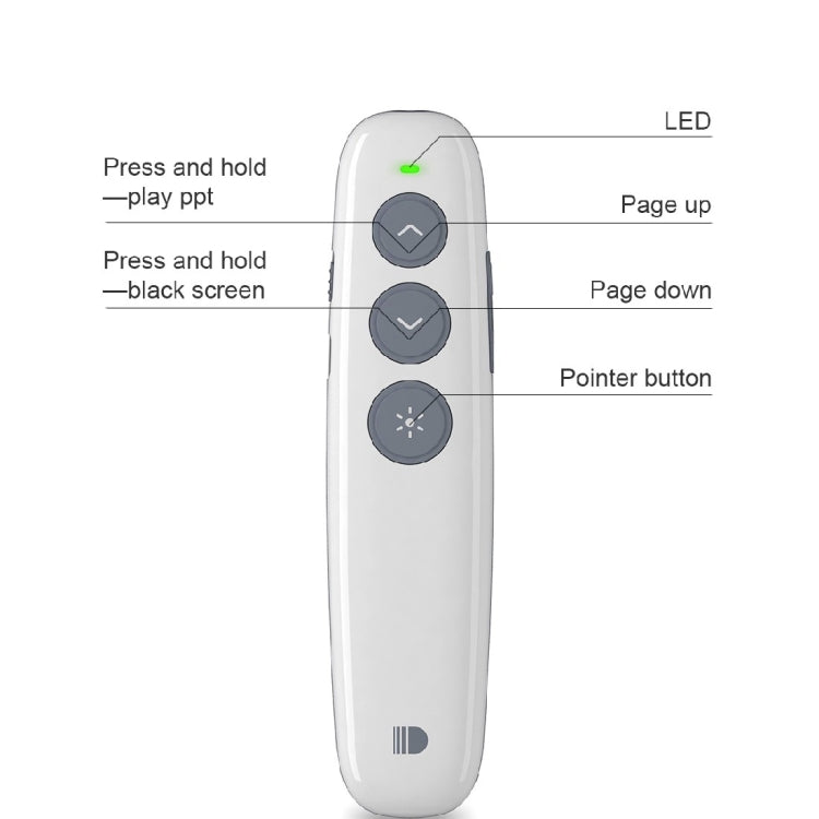 Presentatore wireless Doosl DSIT007 ricaricabile fino a 100 m - immagine 3