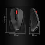 Mouse wireless Lenovo M21 ergonomico con 4 pulsanti e 1000 DPI - immagine 6
