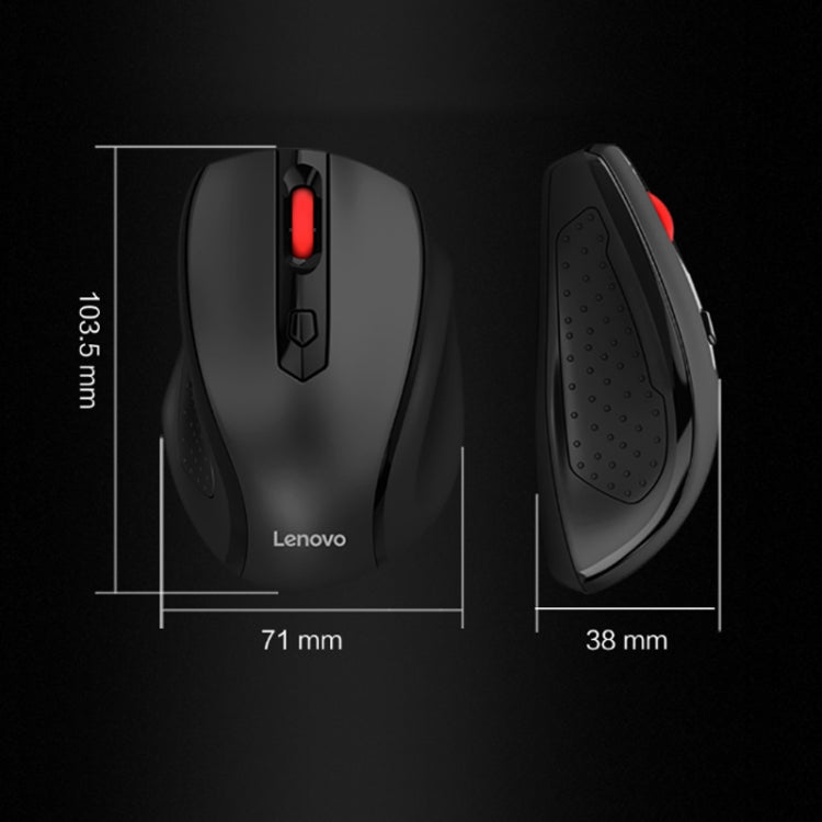 Mouse wireless Lenovo M21 ergonomico con 4 pulsanti e 1000 DPI - immagine 6