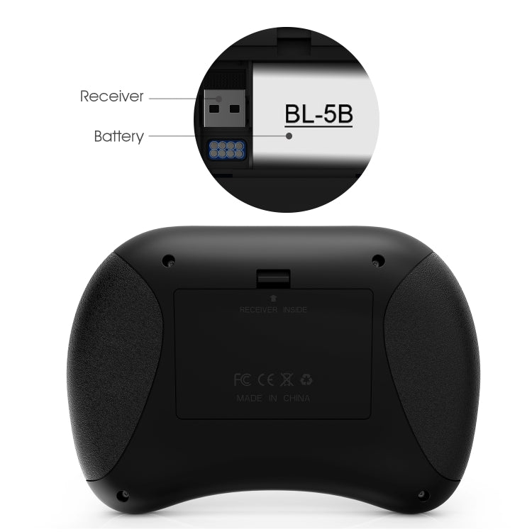 Mini tastiera wireless Rii X8 QWERTY con touchpad retroilluminato - immagine 5