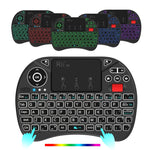 Mini tastiera wireless Rii X8 QWERTY con touchpad retroilluminato - immagine 6