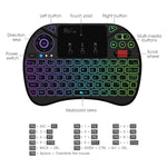Mini tastiera wireless Rii X8 QWERTY con touchpad retroilluminato - immagine 7