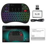 Mini tastiera wireless Rii X8 QWERTY con touchpad retroilluminato - immagine 10