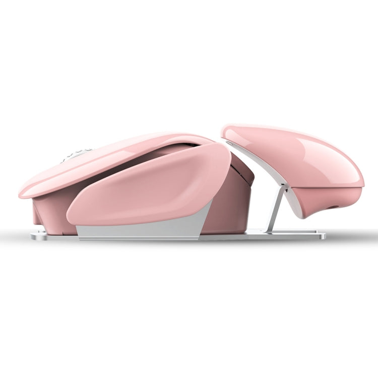 Mouse wireless T37 rosa silenzioso, 1600 DPI regolabili - immagine 4