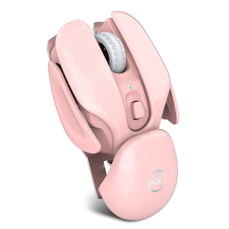 Mouse wireless T37 rosa silenzioso, 1600 DPI regolabili