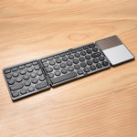 Tastiera Bluetooth pieghevole ricaricabile con touchpad