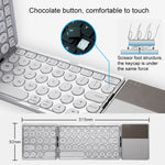 Tastiera Bluetooth pieghevole ricaricabile con touchpad - immagine 6