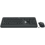 Set tastiera e mouse wireless Logitech MK540 ergonomico