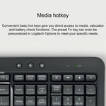 Set tastiera e mouse wireless Logitech MK540 ergonomico - immagine 5