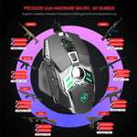 Mouse meccanico programmabile HXSJ J200 7 tasti RGB