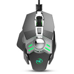 Mouse meccanico programmabile HXSJ J200 7 tasti RGB