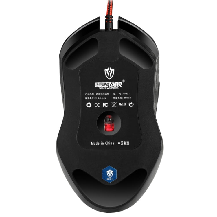 SHIPADOO GM3 Mouse da gioco cablato 3600 DPI 4 pulsanti