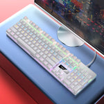Tastiera meccanica USB YINDIAO ZK-3 stelo blu