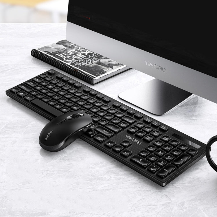 Set tastiera e mouse wireless silenziosi 2,4 GHz