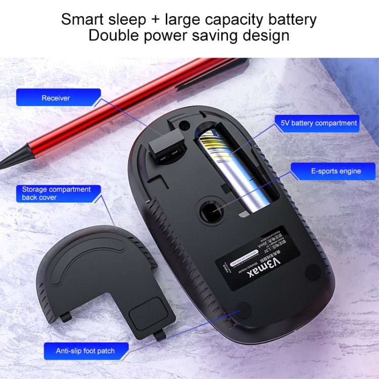 Set tastiera e mouse wireless silenziosi 2,4 GHz - immagine 6