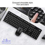 Set tastiera e mouse wireless silenziosi 2,4 GHz - immagine 9