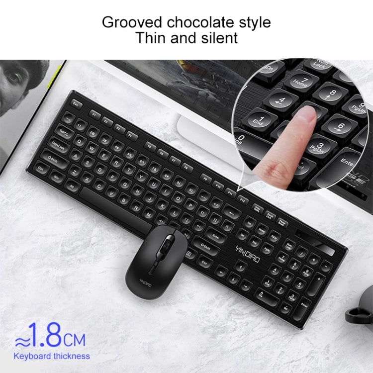 Set tastiera e mouse wireless silenziosi 2,4 GHz - immagine 9