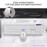Set tastiera e mouse wireless silenziosi 2,4 GHz - immagine 11