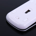 Mouse ottico wireless 2,4 GHz 1200 DPI bianco