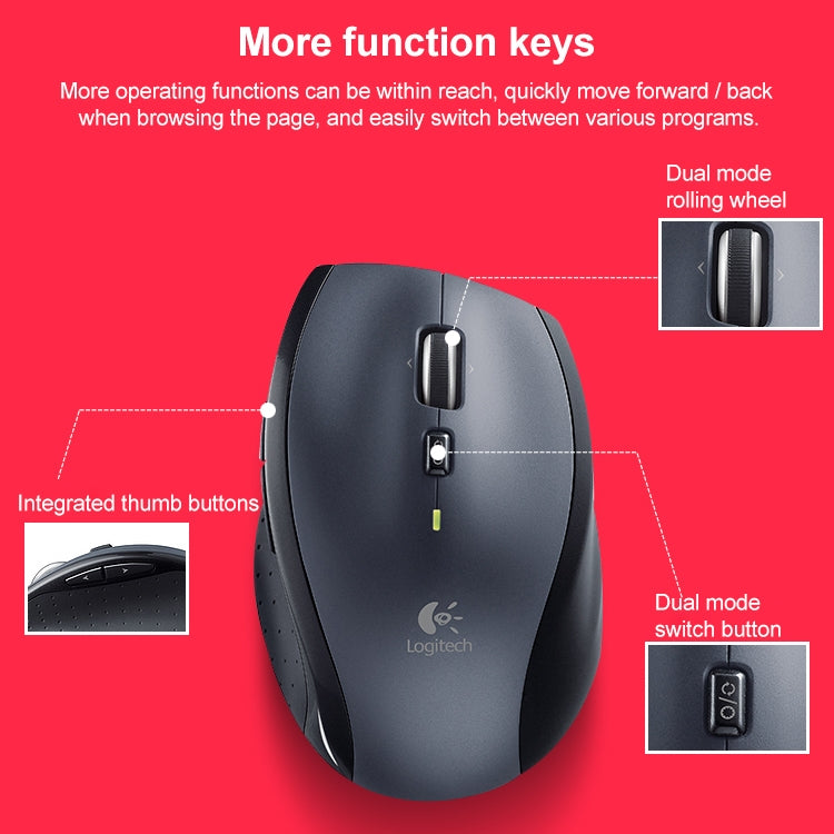 Mouse wireless Logitech M705 1000 DPI 2,4 GHz