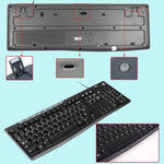Set tastiera e mouse cablati Logitech MK200 USB - immagine 4