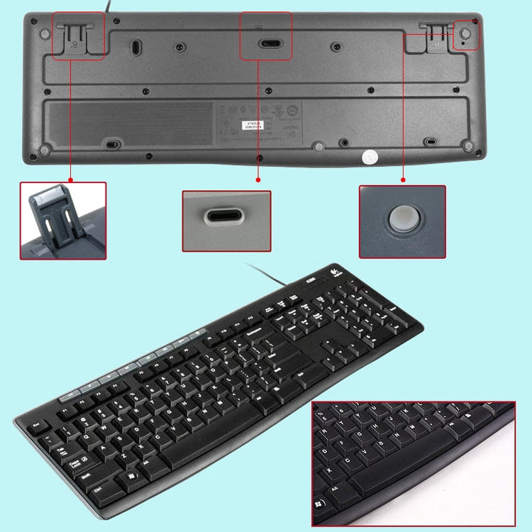 Set tastiera e mouse cablati Logitech MK200 USB - immagine 4