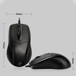 Mouse cablato USB ZGB 512C 1000 DPI compatto