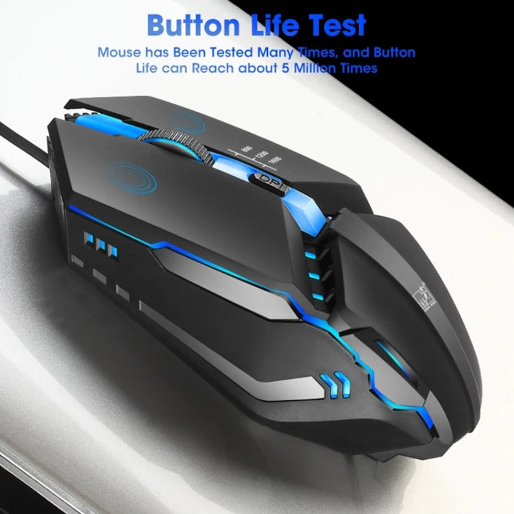 Mouse da gioco cablato RGB 1600 DPI ZGB K3