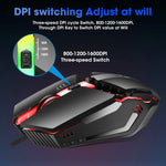 Mouse da gioco cablato RGB 1600 DPI ZGB K3