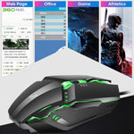 Mouse da gioco cablato RGB 1600 DPI ZGB K3