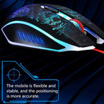 Mouse da gioco cablato USB retroilluminato ZGB T9