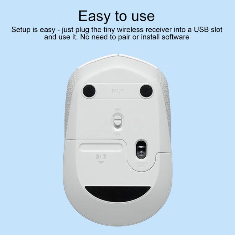 Mouse wireless Logitech M172 1000 DPI 2,4 GHz