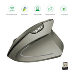 Mouse verticale wireless ergonomico 6 pulsanti, 2400 DPI - immagine 3