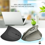 Mouse verticale wireless ergonomico 6 pulsanti, 2400 DPI - immagine 4