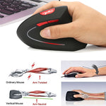 Mouse verticale wireless ergonomico 6 pulsanti, 2400 DPI - immagine 5