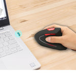 Mouse verticale wireless ergonomico 6 pulsanti, 2400 DPI - immagine 9